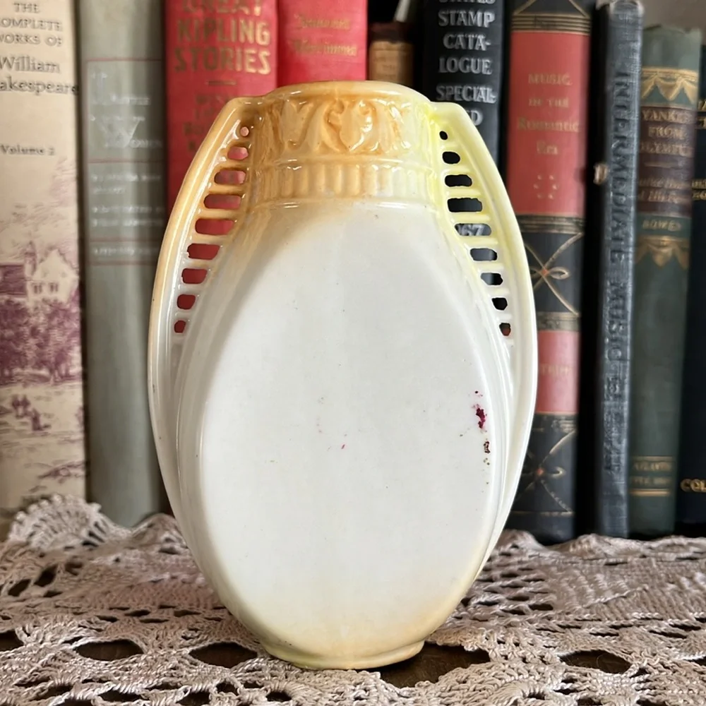 Antique, Early 20th Century Austrian Art Nouveau Floral Filigree Vase